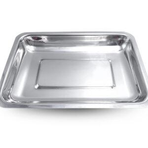Bandeja para Instrumental Quirúrgico en Acero Inoxidable AISI 202 – Recipiente GIMA para Esterilización y Organización