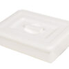Bandeja porta instrumental con tapa de polipropileno 220 x 150 x 70 mm, reutilizable y autoclavable – GIMA (Ref. 37718)