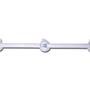 Barra de apoyo doble de seguridad con ventosas GIMA 929 mm | Asidero para baño sin taladrar