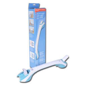 Barra de seguridad con ventosas GIMA 443 mm | Asidero para baño sin taladrar en ABS con indicador de succión verde/rojo