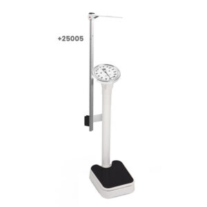 Báscula de columna mecánica profesional WUNDER R150A de GIMA – 150 kg, esfera analógica Ø 180 mm – Clase IIII (Ref. 25011)