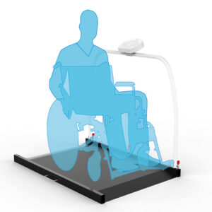 Báscula de Plataforma Digital GIMA WUNDER RW2.0 con Corrimano – 300 kg, Clase III (Ref. 25026)
