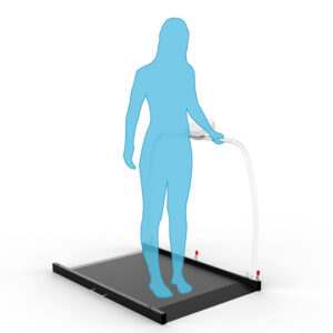 Báscula de Plataforma Digital GIMA WUNDER RW2.0 con Corrimano – 300 kg, Clase III (Ref. 25026)