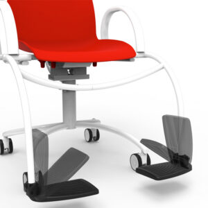 Báscula de Silla Electrónica GIMA WUNDER DE20 – 250 kg, Clase III (MDR), Asiento Rojo – Ref. 25020