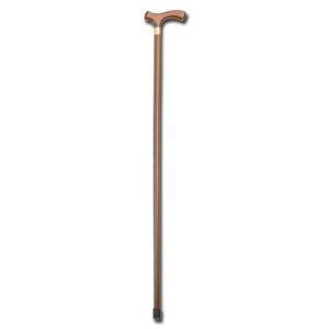 Bastón de Madera de Haya GIMA Raffaello con Empuñadura en «T» – Altura 92 cm, Carga Máx. 100 kg, Hombre y Mujer (Refs. 27762 y 27763)