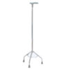 Bastón Trípode de Apoyo GIMA Plata · Altura Regulable 74-97 cm · Carga Máx. 100 kg
