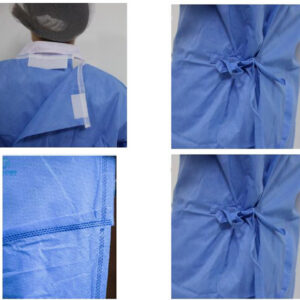 Batas Quirúrgicas Desechables 40 g/m² No Estériles en Tejido SMMS – GIMA | Tallas M, L, XL y XXL (Caja de 100 uds)