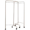 Biombo / mampara móvil de 3 paneles con ruedas GIMA (Ref. GM45561) · Separación de espacios en hospital y clínica, sin cortinas