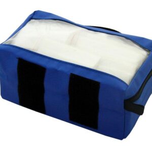 BLUE POUCH WITH HANDLE