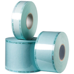 Bobina Plana para Esterilización por Vapor (Autoclave) y Óxido de Etileno – 200 m x 50 mm | Papel Médico 60 g/m² y Film Poliolefina | GIMA (Ref. 36000)