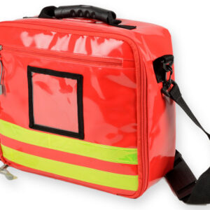 Bolsa Cubo de Emergencia GIMA – Lona de PVC Roja con Bolsillos de Cremallera y 2 Fundas Extraíbles (Ref. 27163)