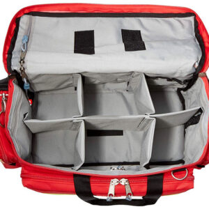 Bolsa de Emergencia Smart Bag GIMA | Maletín médico ignífugo de poliéster 600D con recubrimiento PVC – Tallas pequeña y mediana, rojo y azul (Refs. GM27150, GM27151, GM27152)