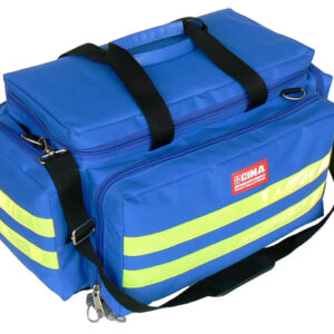 Bolsa de Emergencia Smart Bag GIMA | Maletín médico ignífugo de poliéster 600D con recubrimiento PVC – Tallas pequeña y mediana, rojo y azul (Refs. GM27150, GM27151, GM27152)