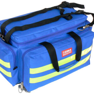 Bolsa de Emergencia Smart Bag GIMA | Maletín médico ignífugo de poliéster 600D con recubrimiento PVC – Tallas pequeña y mediana, rojo y azul (Refs. GM27150, GM27151, GM27152)