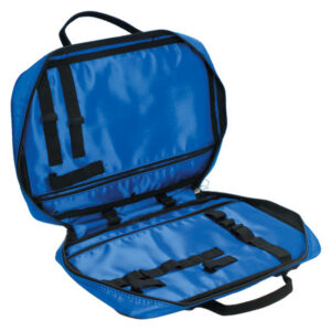 Bolsa de medicación GIMA en nylon azul (poliéster 600D), vacía – 34 × 24 × 7 cm | Ref. 27133
