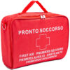 Bolsa de nylon MIZAR para botiquín de primeros auxilios GIMA (Ref. 34185) – Kit de 14 accesorios, dimensiones 250 x 180 x 90 mm | Cahnos