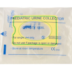 Bolsa de Orina Pediátrica 100 ml Estéril | Graduada 10-100 ml | Uso Infantil Niño y Niña | GIMA | Caja de 100 uds