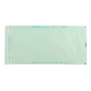 Bolsa mixta plana autosellante ELINE para esterilización por vapor y óxido de etileno – GIMA – Papel médico y lámina de poliéster-polipropileno – Ref. GM35857-F