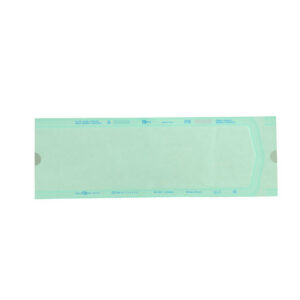 Bolsas mixtas planas ELINE GIMA para esterilización por vapor y óxido de etileno | Papel médico y film verde | 12 medidas de 100x300 a 400x600 mm