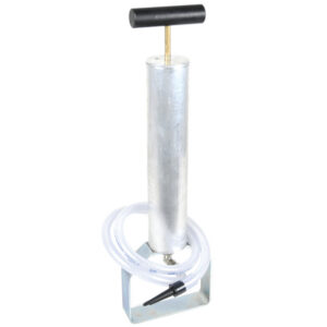 Bomba manual de vacío de aluminio para colchón de inmovilización GIMA – Capacidad 0,75 l con manguera y racores (Ref. 34095)