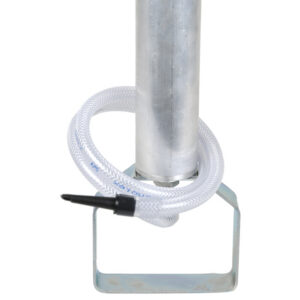 Bomba manual de vacío de aluminio para colchón de inmovilización GIMA – Capacidad 0,75 l con manguera y racores (Ref. 34095)