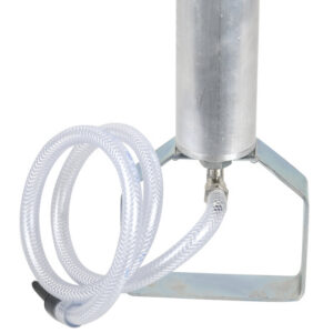 Bomba manual de vacío de aluminio para colchón de inmovilización GIMA – Capacidad 0,75 l con manguera y racores (Ref. 34095)