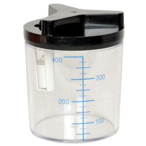 Botella de repuesto 0,4 L con tapa para Aspirador Manual Tobi de GIMA (Ref. 28219) – Recambio original compatible con Ref. 28220