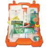 Botiquín de primeros auxilios pequeño tipo A en maletín de plástico GIMA – Kit para oficinas y talleres de 2 personas (Ref. 34184, 290 x 215 x 90 mm)
