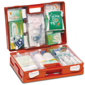 Botiquín de Urgencias GIMA MULTIRED Large Kit – Maletín de Plástico Tripolímero 443x338x147 mm | Ref. 34193
