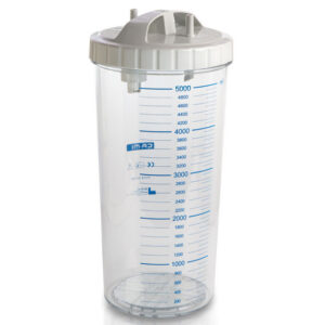 BOTTLE 5 I WITH COVER - autoclavable at 143°