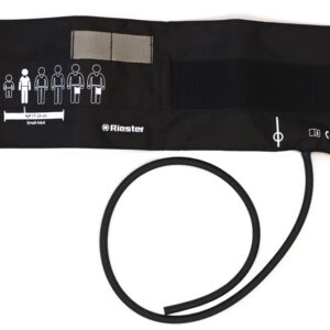 Brazalete Riester original de 1 tubo para esfigmomanómetro aneroide – Sin látex – 5 tallas: niño, adulto pequeño, adulto, adulto grande y muslo (Ref. GM49810, GM49811, GM49812, GM49813, GM49814)