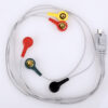 Cable de derivaciones ECG de 5 electrodos tipo botón para registrador Holter GIMA – Recambio opcional compatible con ref. 54300 (SKU GM54302)