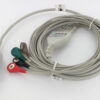 Cable de ECG de 5 derivaciones para monitores de signos vitales GIMA PC-3000, UP-7000 y VITAL – Repuesto original (Ref. 35137)