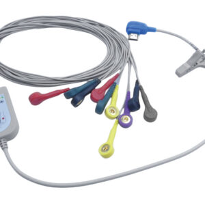 Cable de ECG de repuesto para electrocardiógrafo de bolsillo GIMA 33236 (PCECG-500) – Recambio original Ref. GIMA 33242