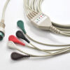 Cable ECG de 5 derivaciones (5 leads) de repuesto para monitores de signos vitales GIMA K12 y K15 – Sustituye a refs. 35306-7 y 35309-10 · Ref. GIMA 35320