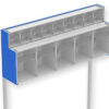 Cajones Superiores con 14 Compartimentos para Carro Multifuncional GIMA (Ref. 45661) | Azul | Accesorio de Almacenamiento para Carro 45660