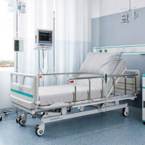 Cama Hospitalaria Eléctrica de Altura Variable GIMA 44744 (200 kg, Motor UL/ROHS/EN)