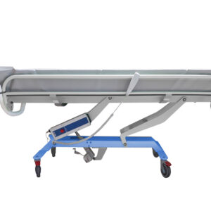 Camilla de Ducha y Transporte para Pacientes | GIMA Hidráulica (Ref. GM44770) – Carga 190 kg, Colchón PCM y Tilt Automático de Drenaje