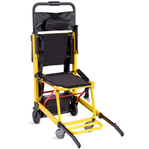 Camilla de Evacuación para Escaleras Eléctrica Plegable GIMA – Bastidor de Aleación de Aluminio, Orugas de Goma, Motor 24 V 200 W y Carga Máx. 180 kg | Ref. 34069 (SKU GM34069)