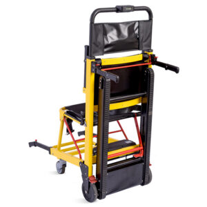 Camilla de Evacuación para Escaleras Eléctrica Plegable GIMA – Bastidor de Aleación de Aluminio, Orugas de Goma, Motor 24 V 200 W y Carga Máx. 180 kg | Ref. 34069 (SKU GM34069)