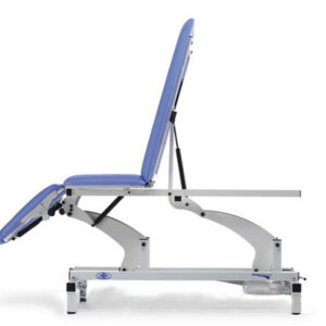 Camilla de Exploración y Tratamientos Eléctrica THER Trendelenburg GIMA con Reposabrazos – 3 Secciones con Muelle de Gas, Altura 47–97 cm, Carga 200 kg | Ref. GM27599