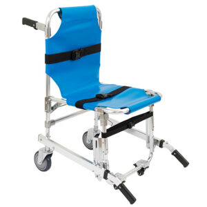Camilla de Rescate para Escaleras GIMA GM56050 – Plegable, aleación de aluminio y PVC impermeable, color azul