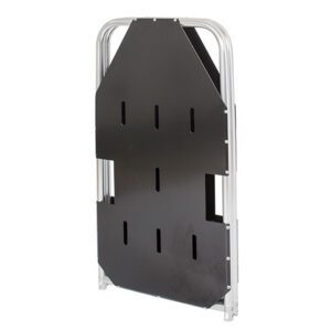 Camilla de rescate y evacuación plegable en 2 GIMA STRETCHER 2 – Aleación de aluminio de alta resistencia, color negro (Ref. 56005 | SKU GM56005)