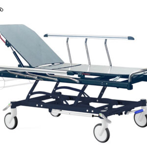 Camilla de transporte con altura regulable 530-890 mm, respaldo 65° y Trendelenburg ±18° – GIMA (Ref. 44790)