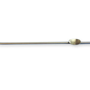 Cánula de aspiración Novak de acero inoxidable para ginecología · 23 cm · Ø 4 mm · GIMA (Ref. 26807)