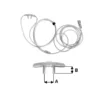 canula nasal con tubo flexible de flujo