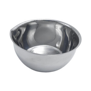 Cápsula Riñonera de Acero Inoxidable AISI 202 con Vertedor, 60 ml (60 x 20 mm) – GIMA Ref. 37851