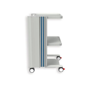 Carro Médico EASY POWER CART GIMA con Toma de Corriente y Pasacables | 2 o 3 Bandejas 40x36 cm | Ref. GM27883 / GM27886