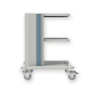 Carro Médico PRO CART de GIMA con 2 Bandejas de 50x50 cm y Base – Altura 80 cm (Ref. 27885) | SKU GM27885