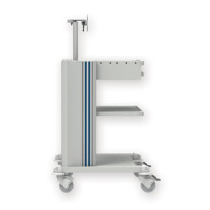 Carro Médico PRO CART de GIMA con 2 Bandejas, Soporte para Teclado y Soporte para Monitor (Ref. 27887)